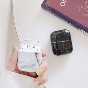 NEW Marble Hard Apple Airpods 1 2 Pro case